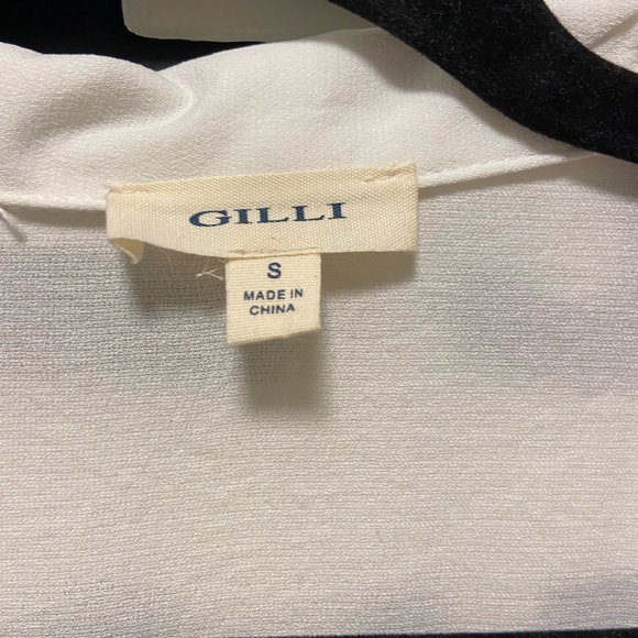 Slouchy cropped blouse - size small - Picture 3 of 3